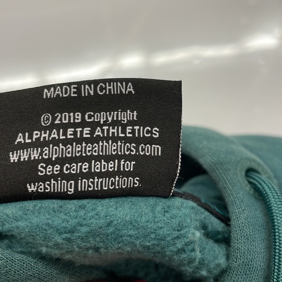 Alphalete womens sweatshirt size small teal - Picture 8 of 8